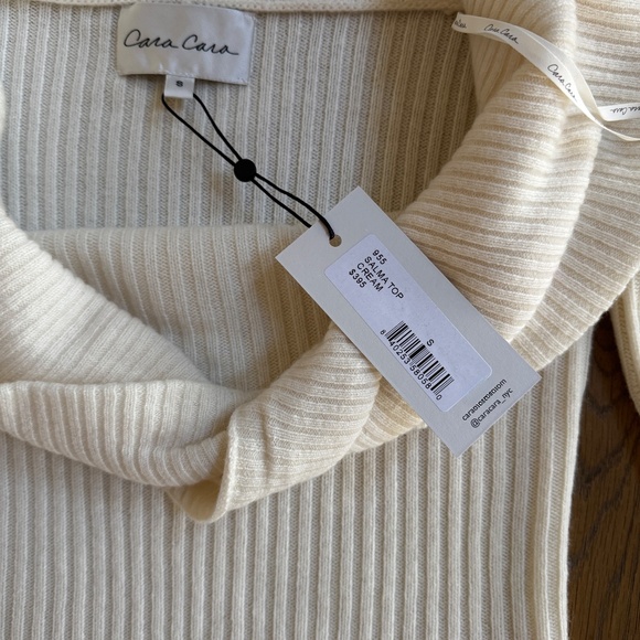 Cara Cara Salma Off-the-Shoulder Ribbed Twisted Wool and Cashmere-blend … - Picture 14 of 16